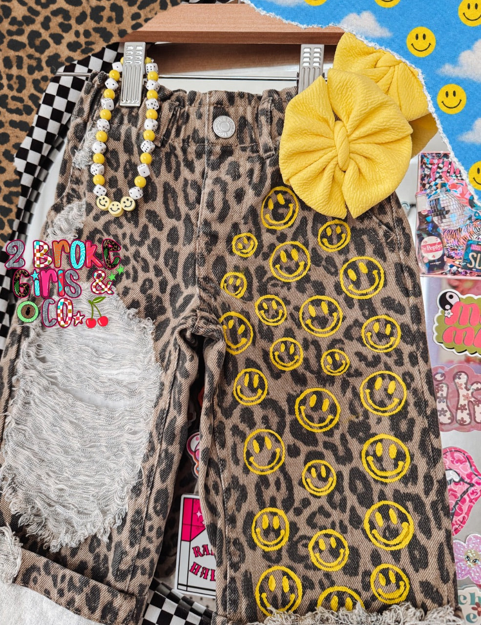 2t • RTS One Of A Kind Leopard Smileys