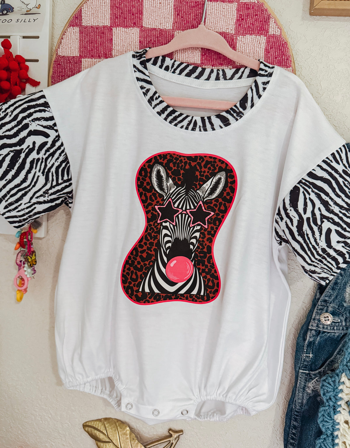 18/24m RTS bubble romper 🦓
