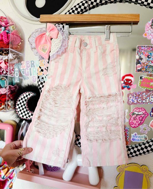 Pink Stripe Jeans 💖