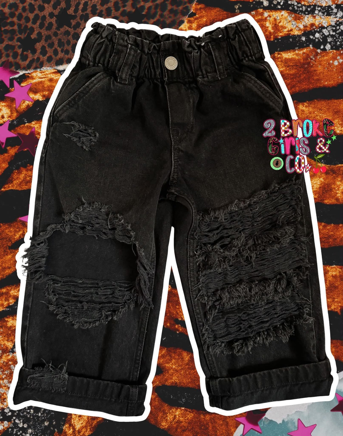 Black paperbag jeans 🖤✨